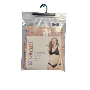 Joyspun Maternity Panty 3 Pack Under Belly Comfort Pink Beige XXL 20 NEW